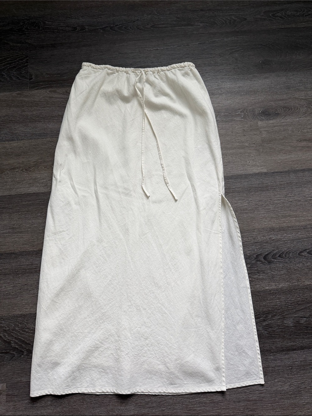 Gap white linen midi skirt NWOT
